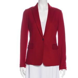 Red wool blazer by rag & bone